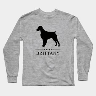 Brittany Black Silhouette Long Sleeve T-Shirt